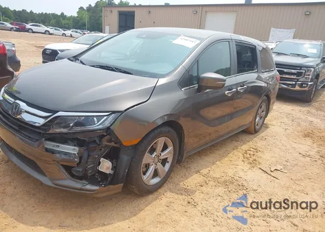 2020 Honda Odyssey Ex z USA, uszkodzony, nr VIN 5FNRL6H57LB067380